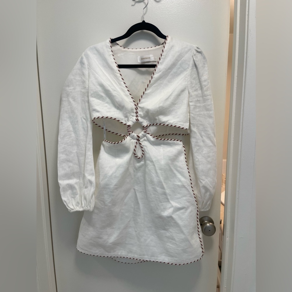 Zimmerman Cut Out Mini Dress